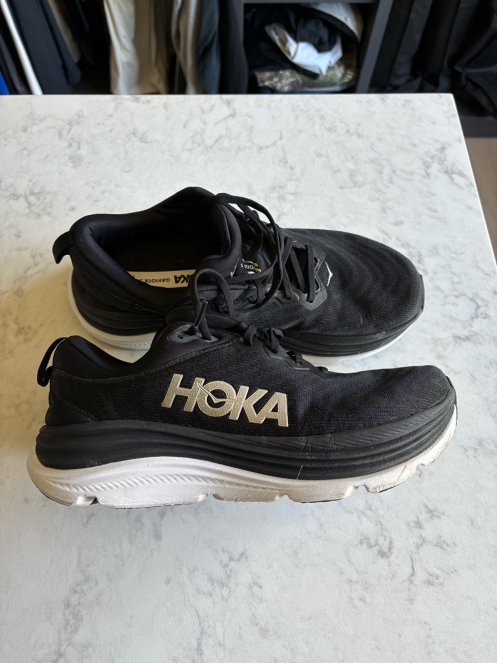 HOKA Gaviota 5 Men's Black Running Shoes